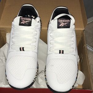 Reebok White and Black ladies Sneakers